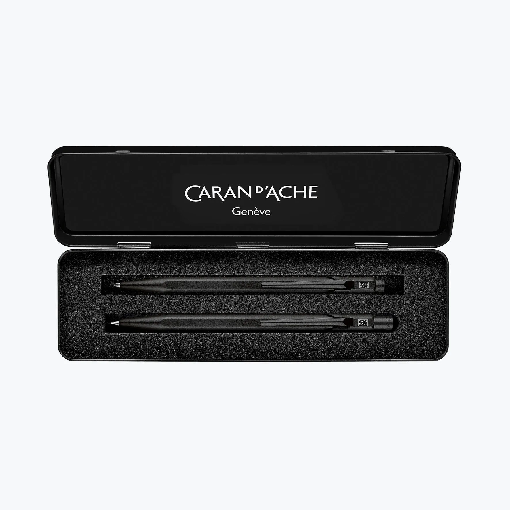 Caran d'Ache - Ballpoint Pen   Mechanical Pencil - 849 Bar - Black Code