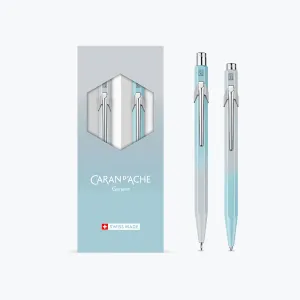 Caran d'Ache - Ballpoint Pen   Mechanical Pencil - 849 Blue Lagoon