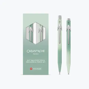 Caran d'Ache - Ballpoint Pen   Mechanical Pencil - 849 Misty Forest