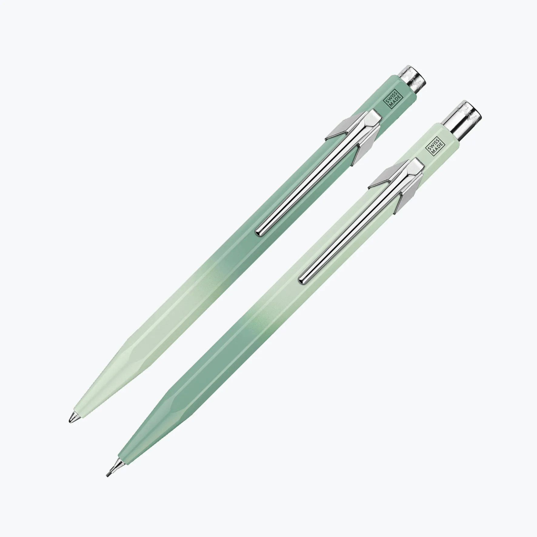 Caran d'Ache - Ballpoint Pen   Mechanical Pencil - 849 Misty Forest