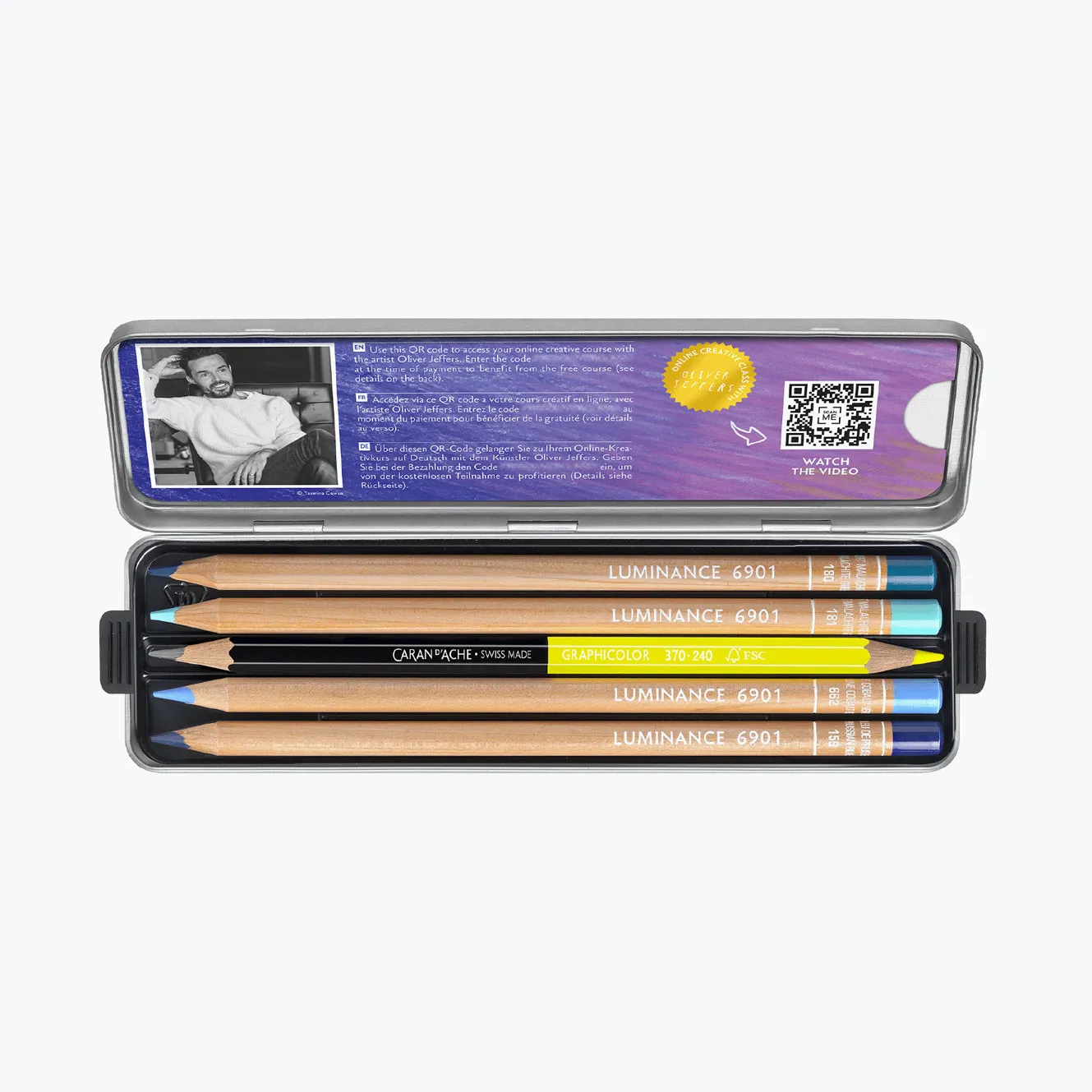 Caran d'Ache - Coloured Pencils - Luminance 6901 - Oliver Jeffers