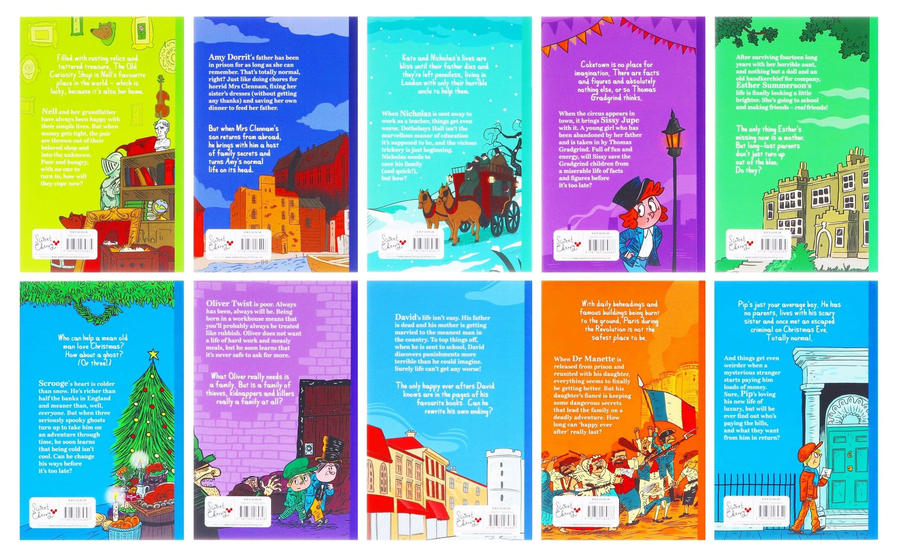 Charles Dickens Easy Classics 10 Books Collection By Pipi Sposito - Ages 7  - Paperback