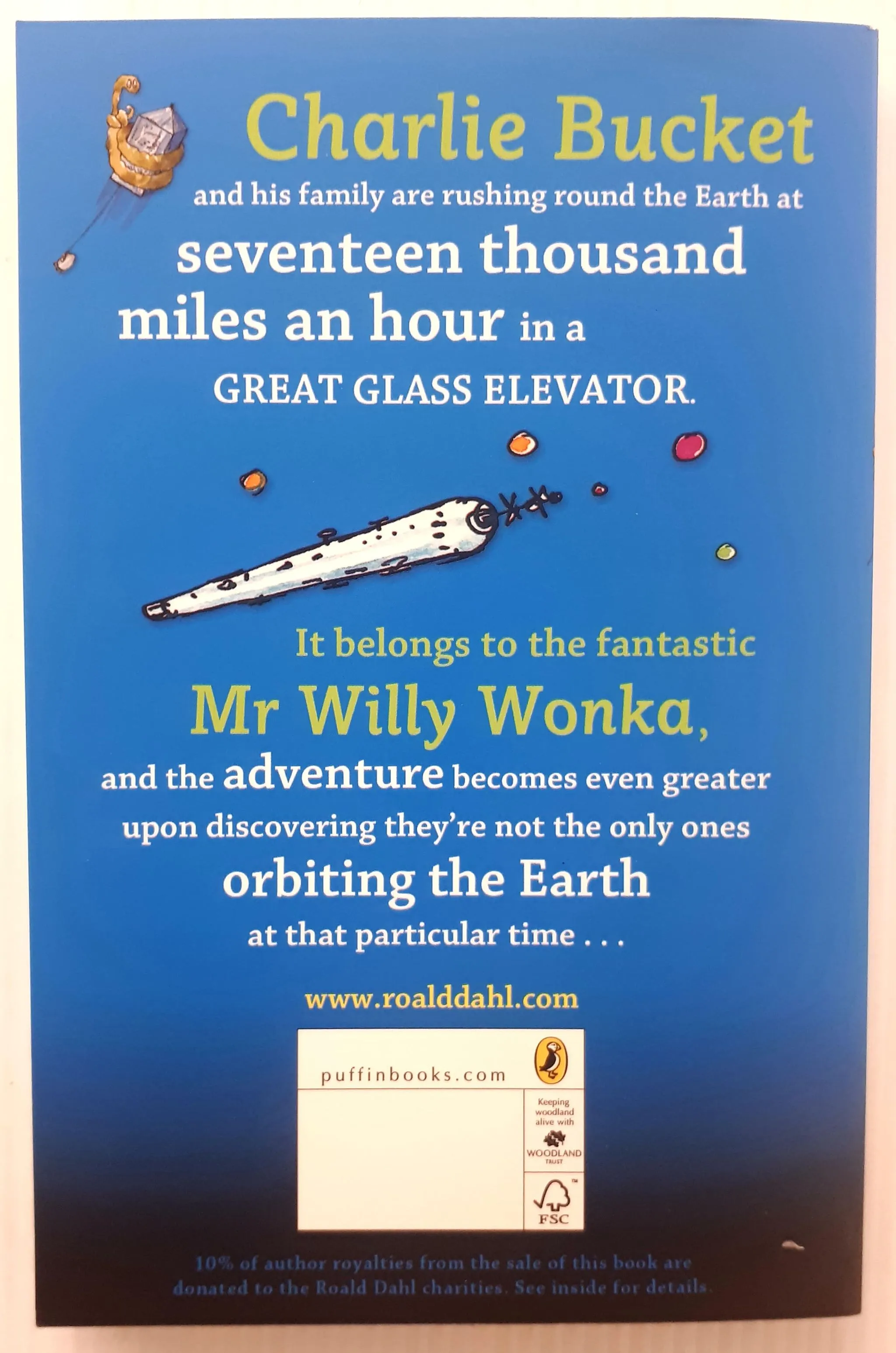 CHARLIE AND THE GREAT GLASS ELEVATOR - Roald Dahl
