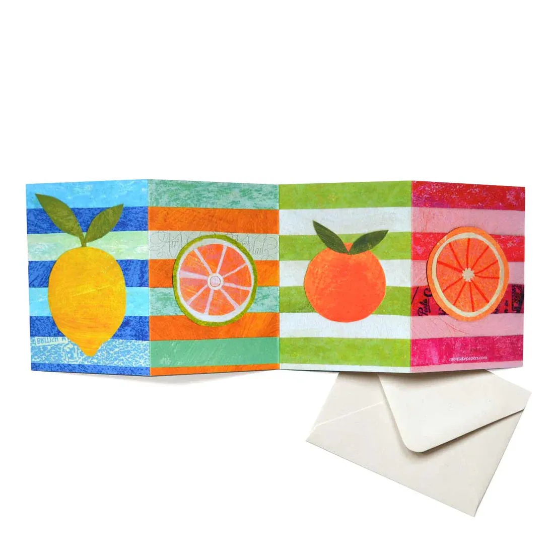 Citrus Concertina Card
