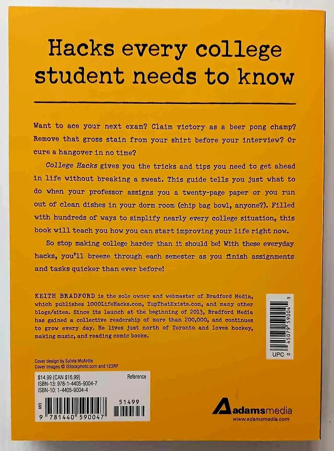 COLLEGE HACKS - Keith Bradford