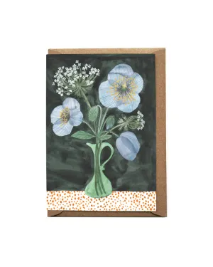 Cow Parsley, Poppies Card