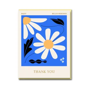 Daisy Thank You Card