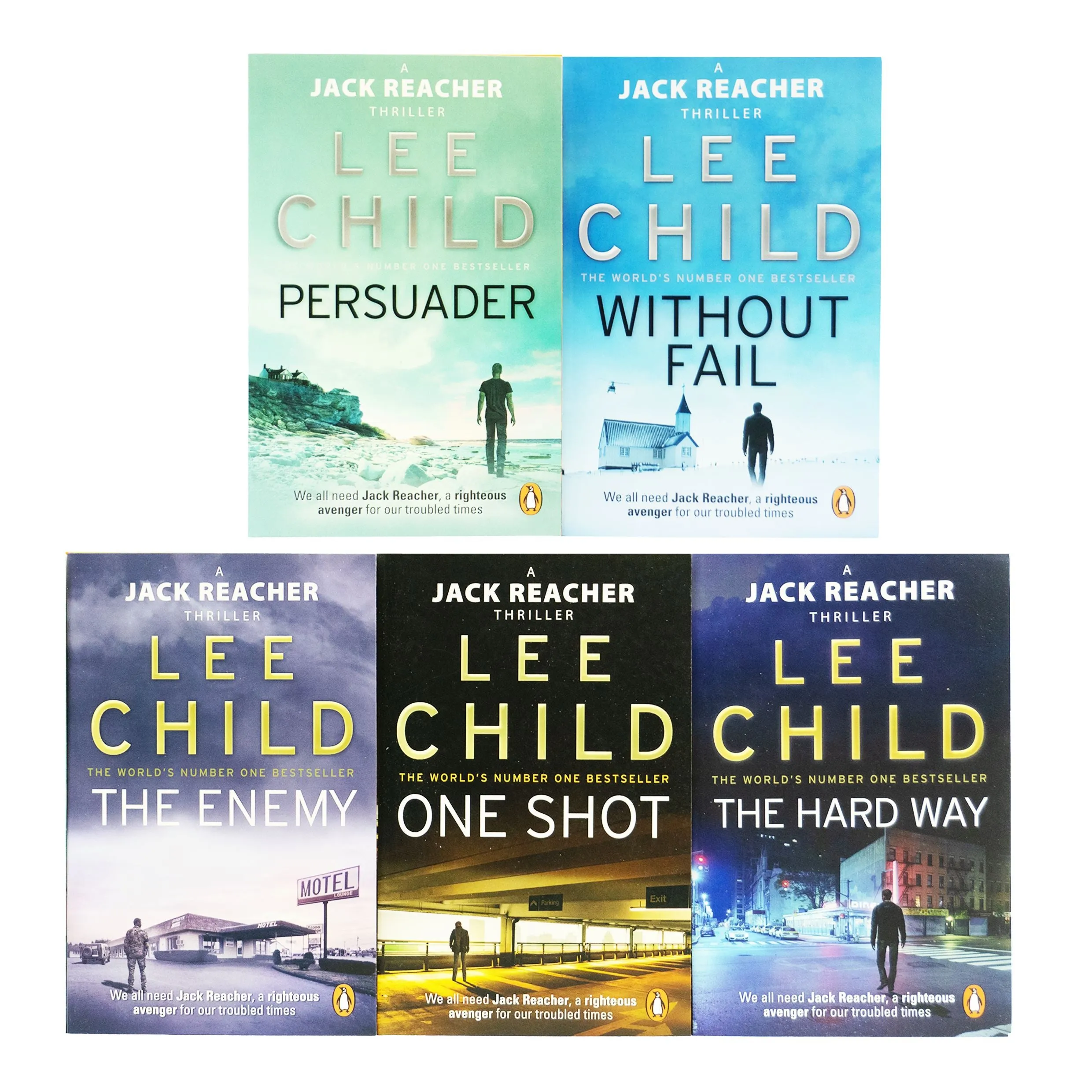 Damaged - Jack Reacher by Lee Child: Books 6-10 Collection Set - Fiction - Paperback - 1