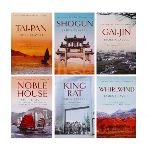 Damaged - Shogun by James Clavell: The Asian Saga 6 Books Collection Set - Fiction - Paperback - 7