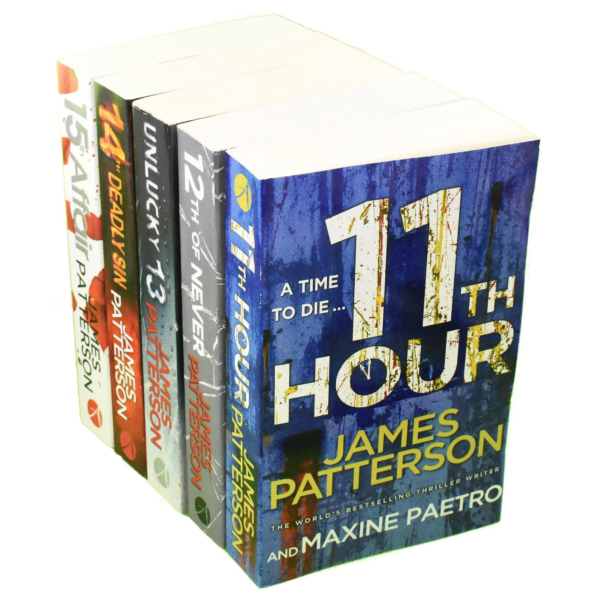 Damaged - Women's Murder Club by James Patterson: Books 11-15 Collection Set - Fiction - Paperback - 14