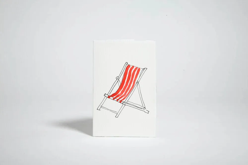 Deck Chair (Red) Card