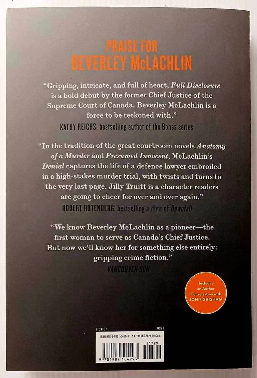 DENIAL - Beverly McLachlin
