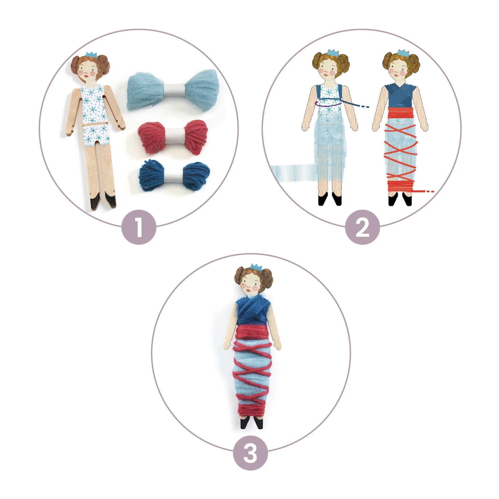 DIY Sweet Night Worry Dolls