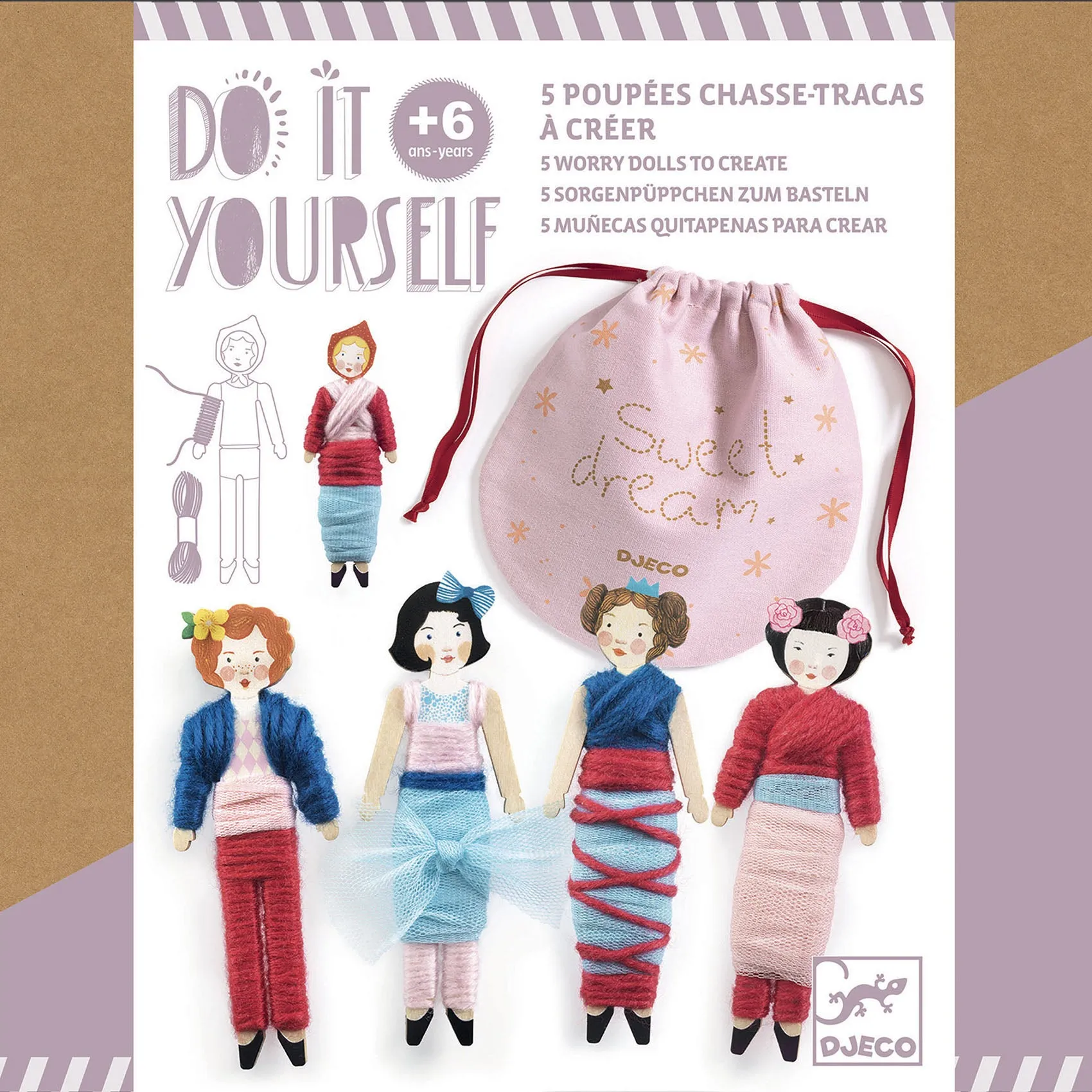DIY Sweet Night Worry Dolls