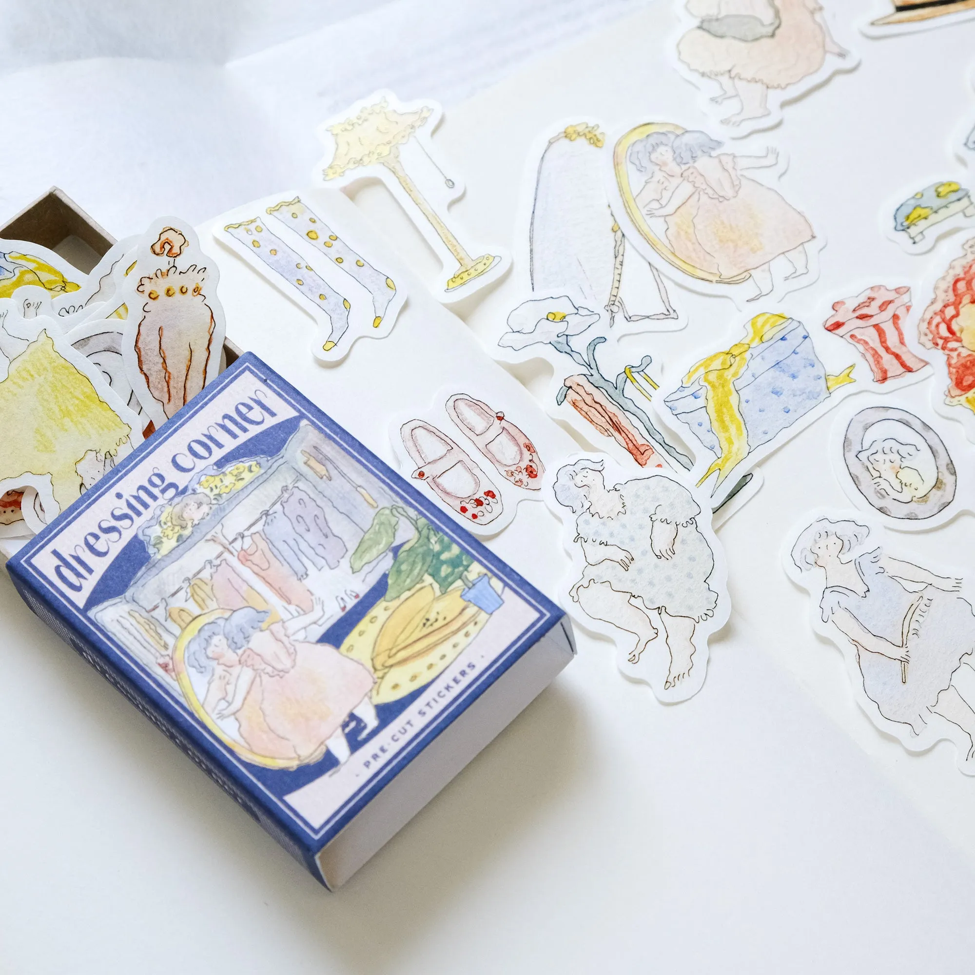 Dodolulu - Planner Sticker Matchbox - Dressing Corner
