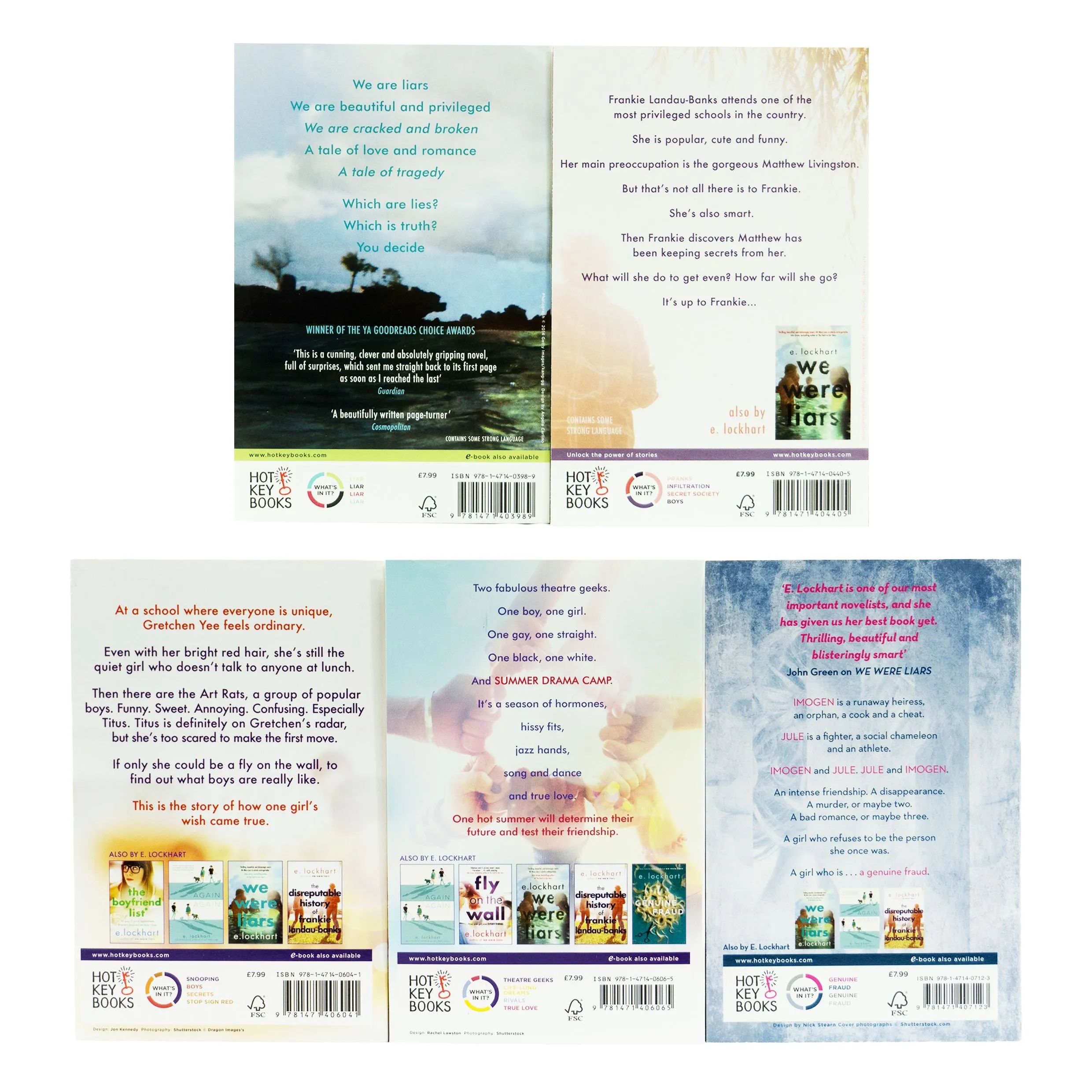E Lockhart We Were Liars Collection 5 Books Set - Ages 13  - Paperback