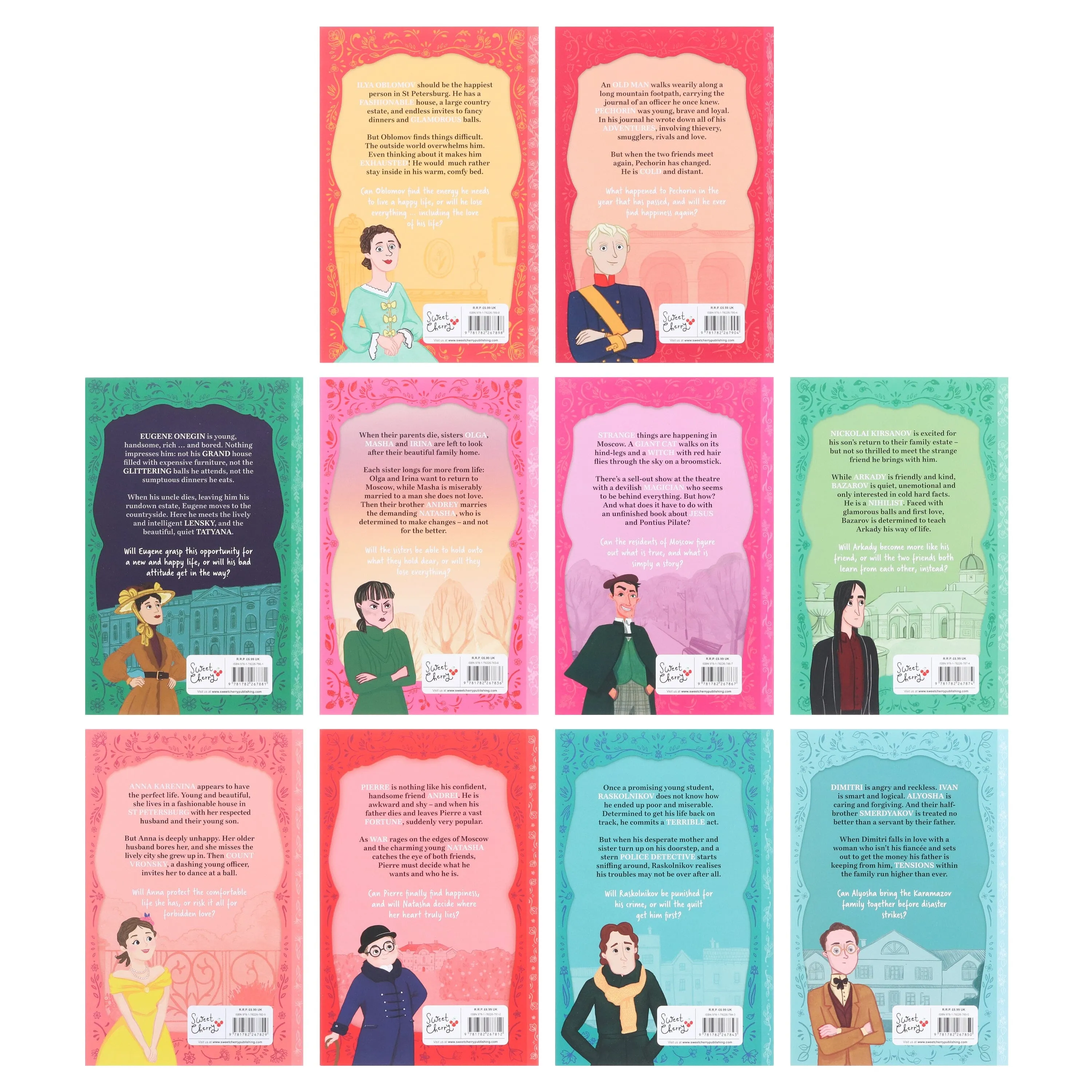Easy Classic Epic Collection Tolstoy's War and Peace and Other Stories 10 Books Box Set By  Gemma Barder, Helen Panayi - Ages 7-9- Paperback