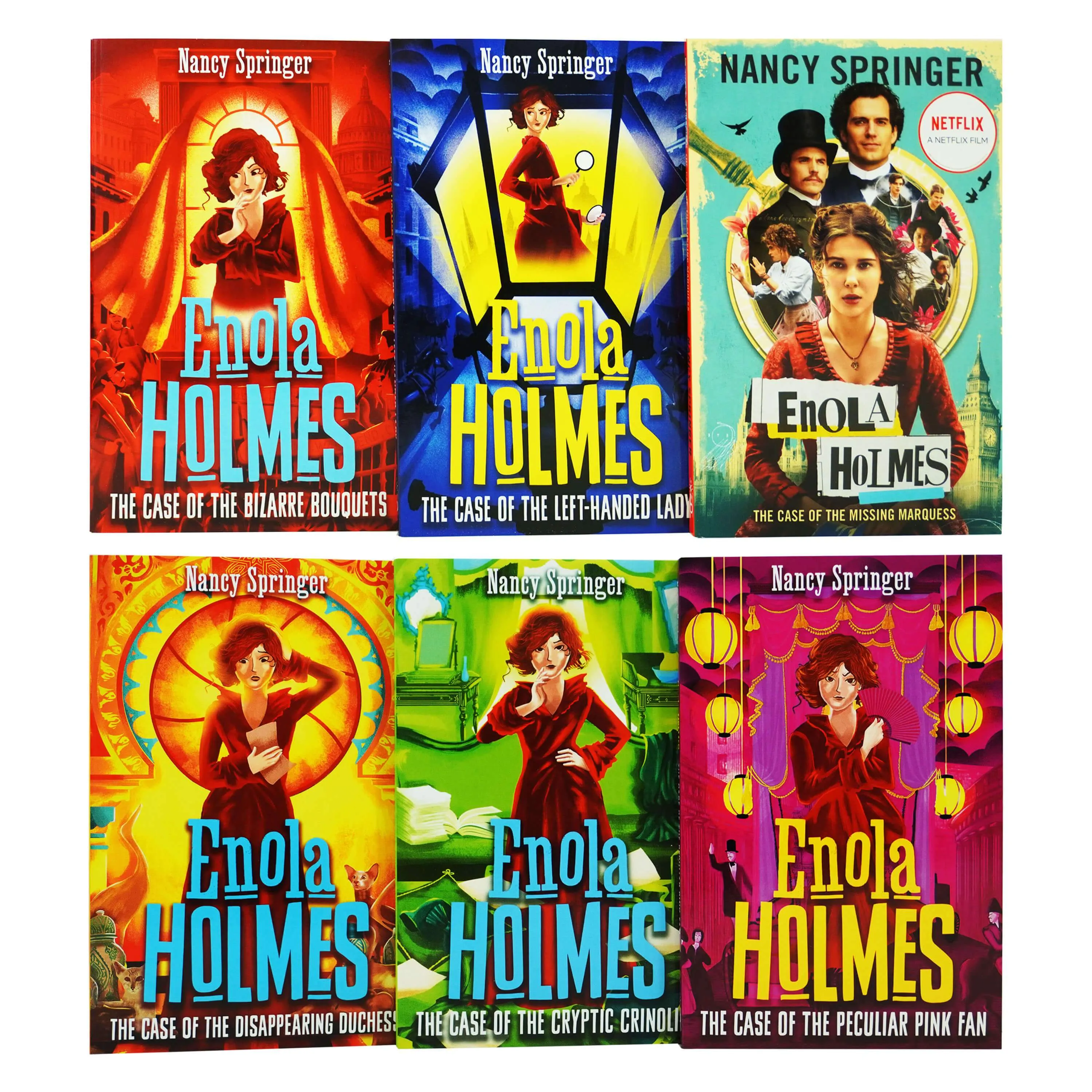 Enola Holmes 6 Books Collection Set By Nancy Springer - Ages 9  - Paperback