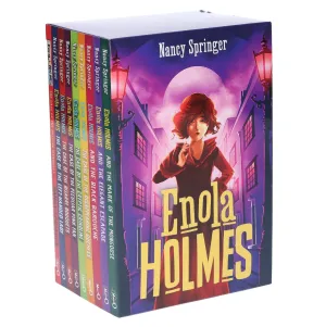 Enola Holmes Series By Nancy Springer Complete 9 Books Collection Set - Ages 9  - Paperback