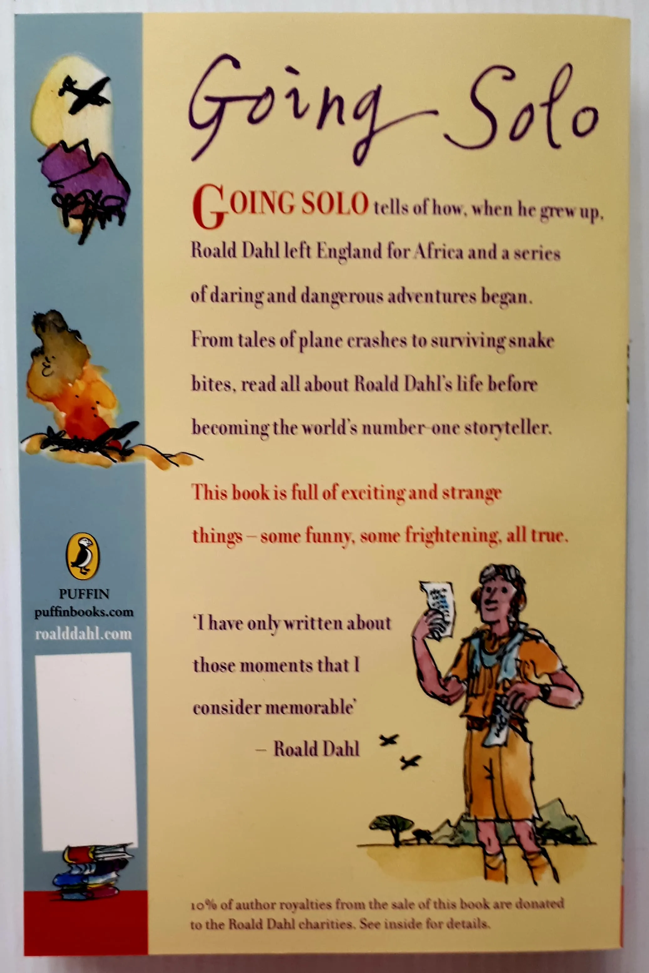 GOING SOLO - Roald Dahl