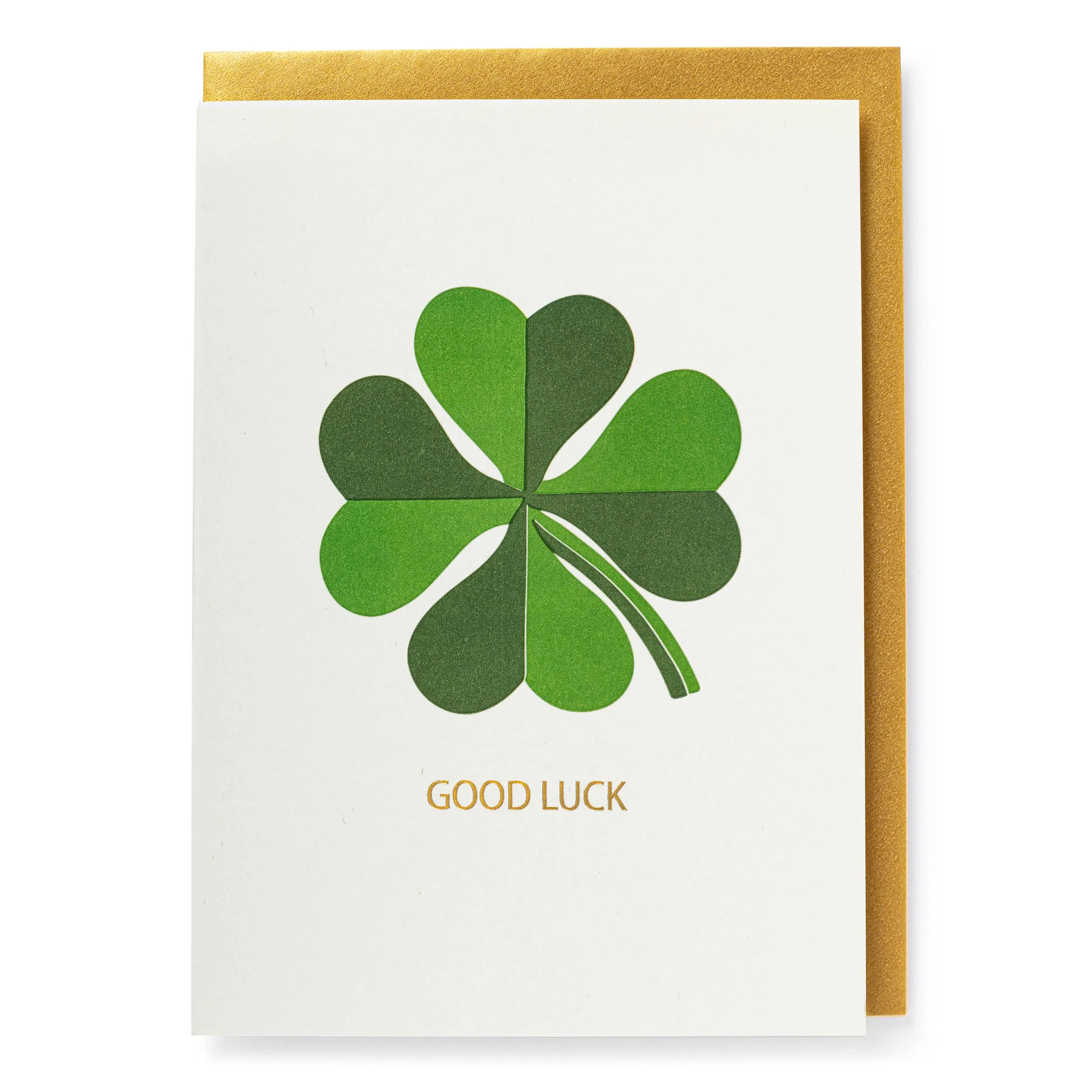 Good Luck Clover Card