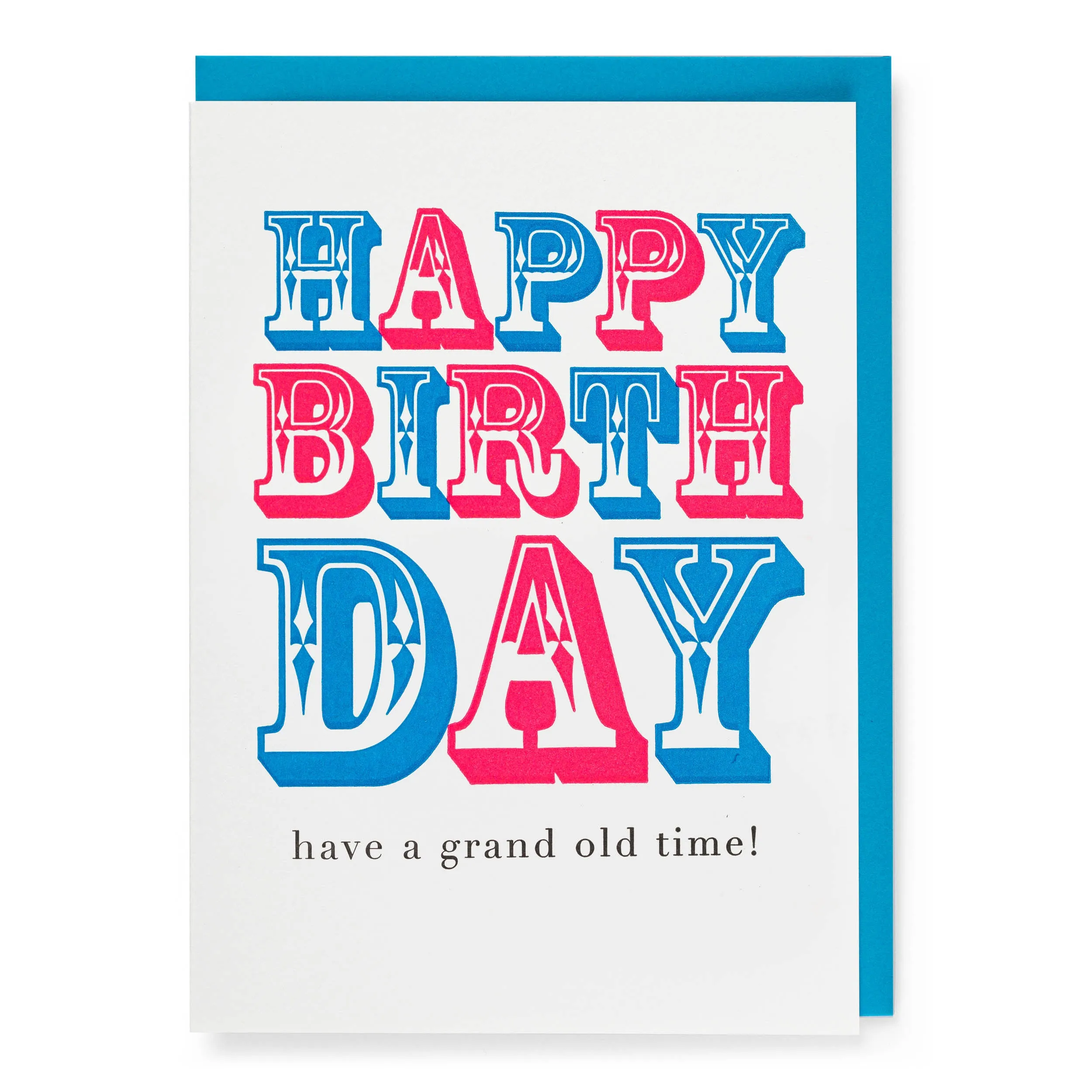 Grand Old Time Birthday Card