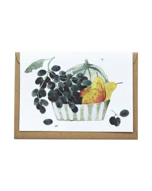Grapes, Melon, Pears Card