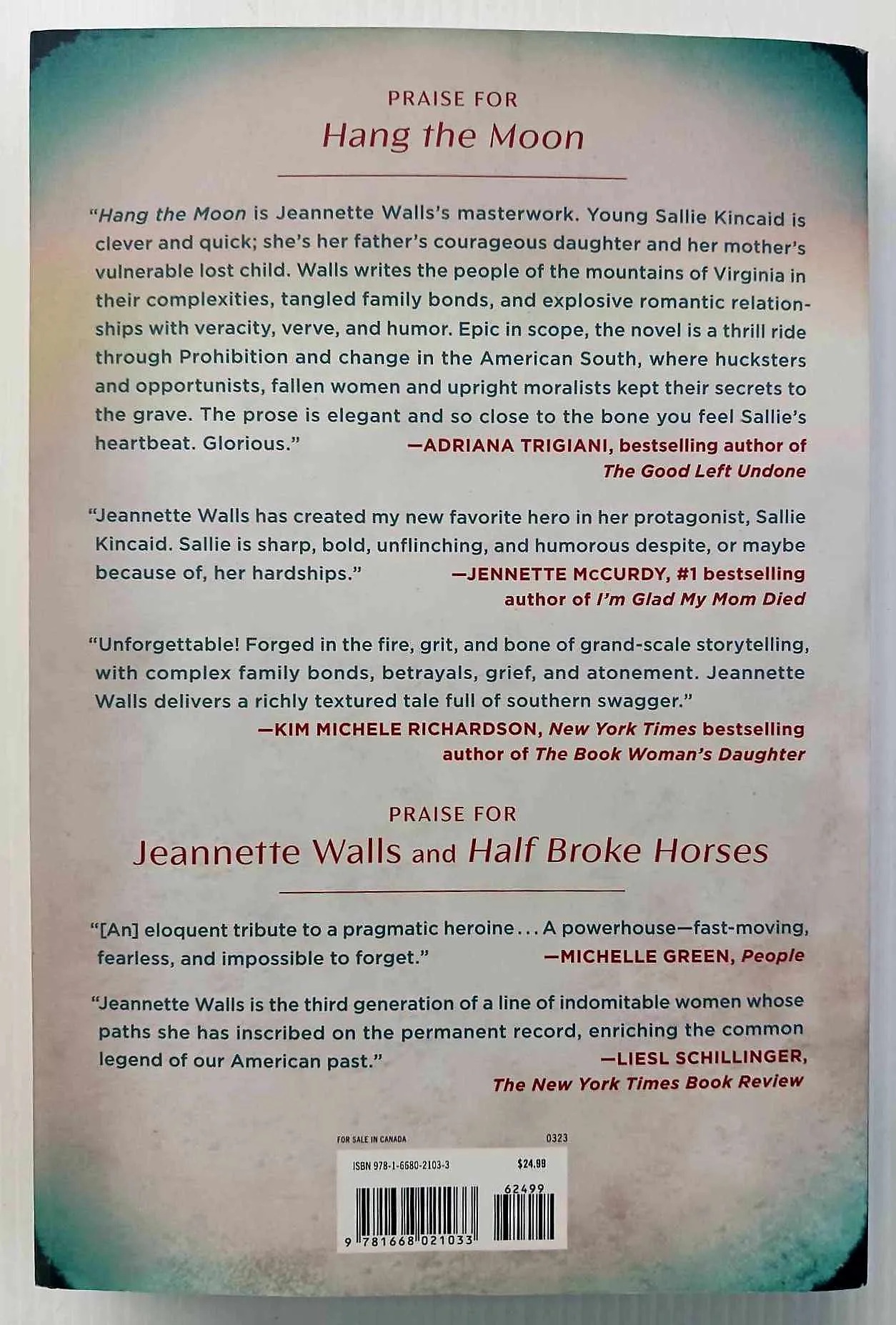 HANG THE MOON - Jeanette Walls