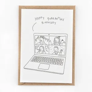 Happy Quarantine Birthday Card