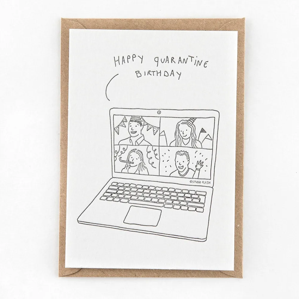 Happy Quarantine Birthday Card