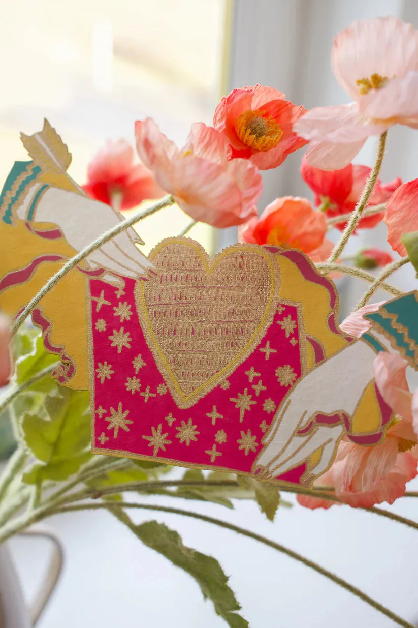 Heart and Hands Greeting Card
