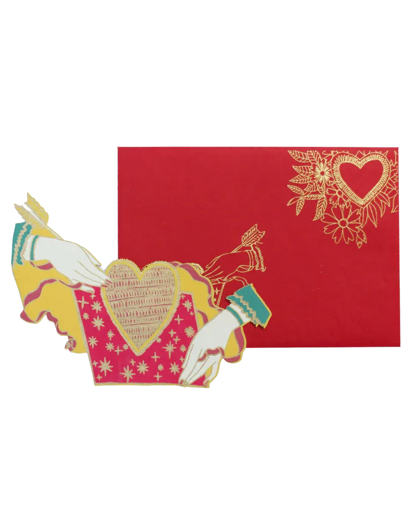 Heart and Hands Greeting Card