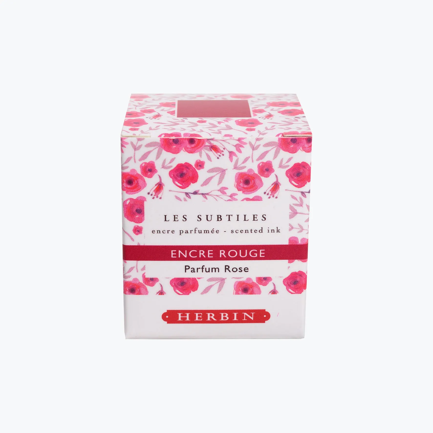 Herbin - Fountain Pen Ink - Scented - 30ml - Rouge (Parfum Rose)
