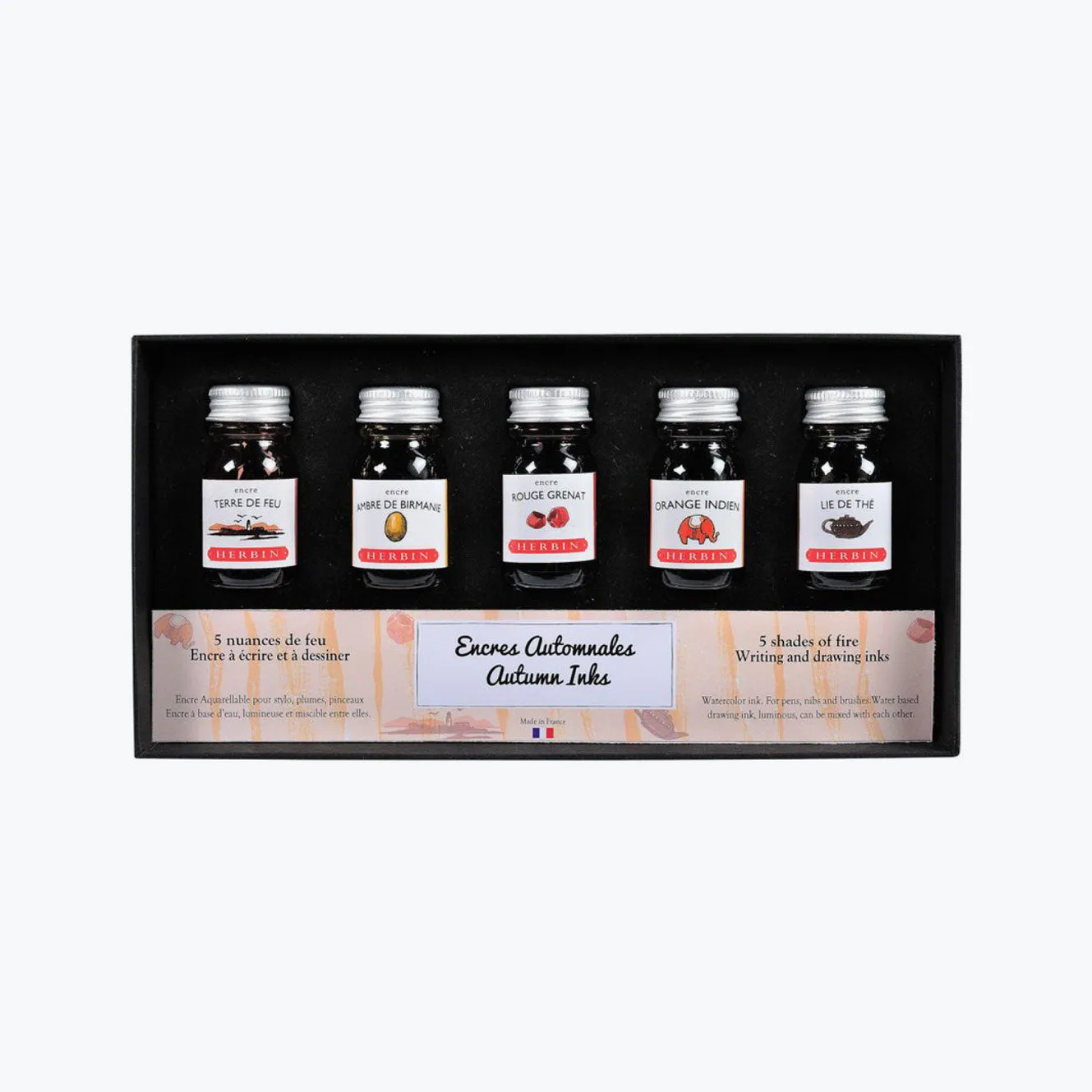 Herbin - Fountain Pen Ink - Seasonal Set - Autumn