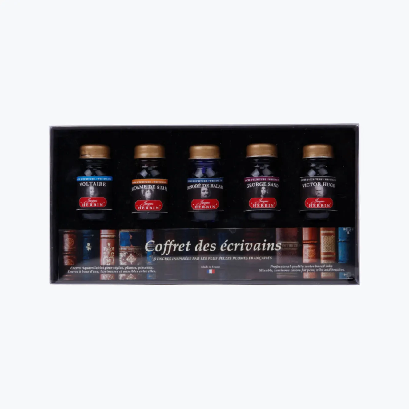 Herbin - Fountain Pen Ink - Set of 5 - Coffret des crivains