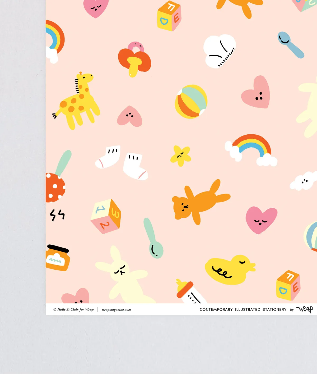 Hey Baby Gift Wrap