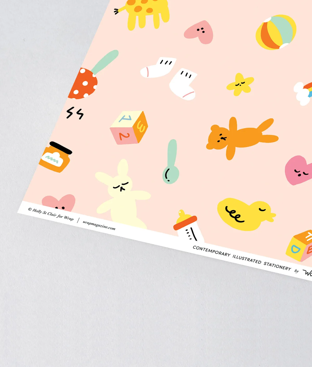 Hey Baby Gift Wrap