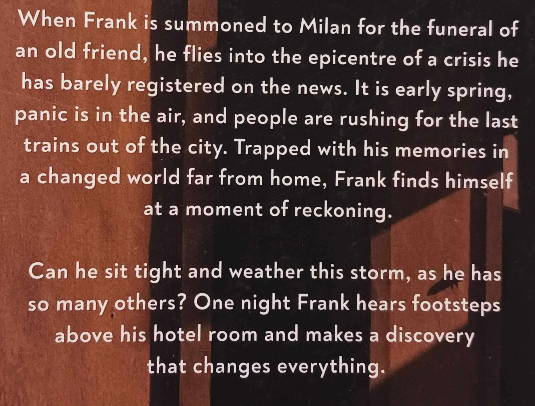 HOTEL MILANO - Tim Parks