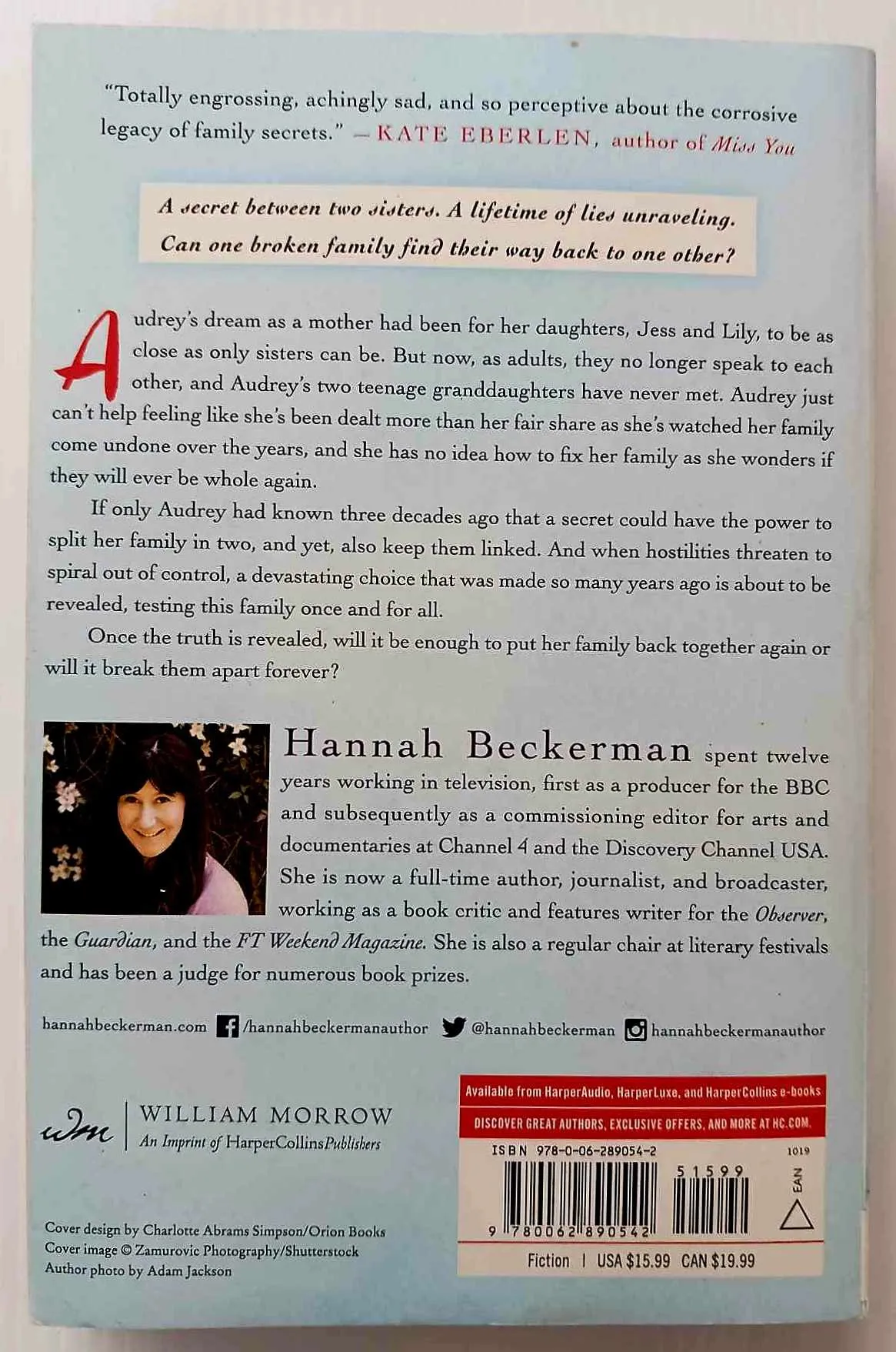 IF ONLY I COULD TELL YOU - Hannah Beckerman