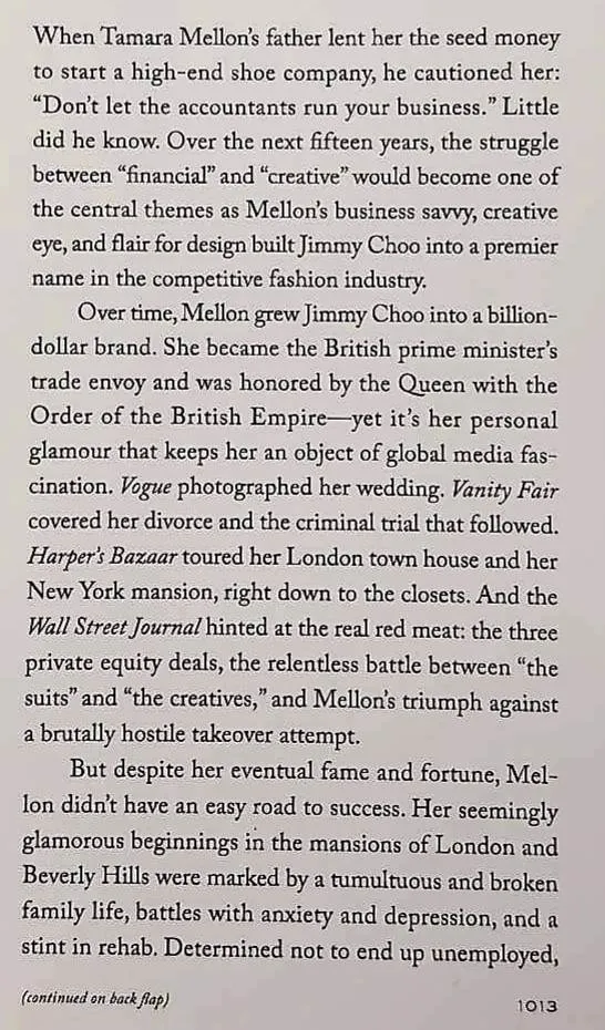 IN MY SHOES - Tamara Mellon, William Patrick