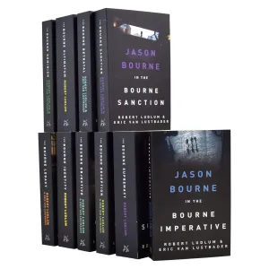 Jason Bourne Series 10 Books Collection Set By Robert Ludlum & Eric Van Lustbader - Fiction - Paperback