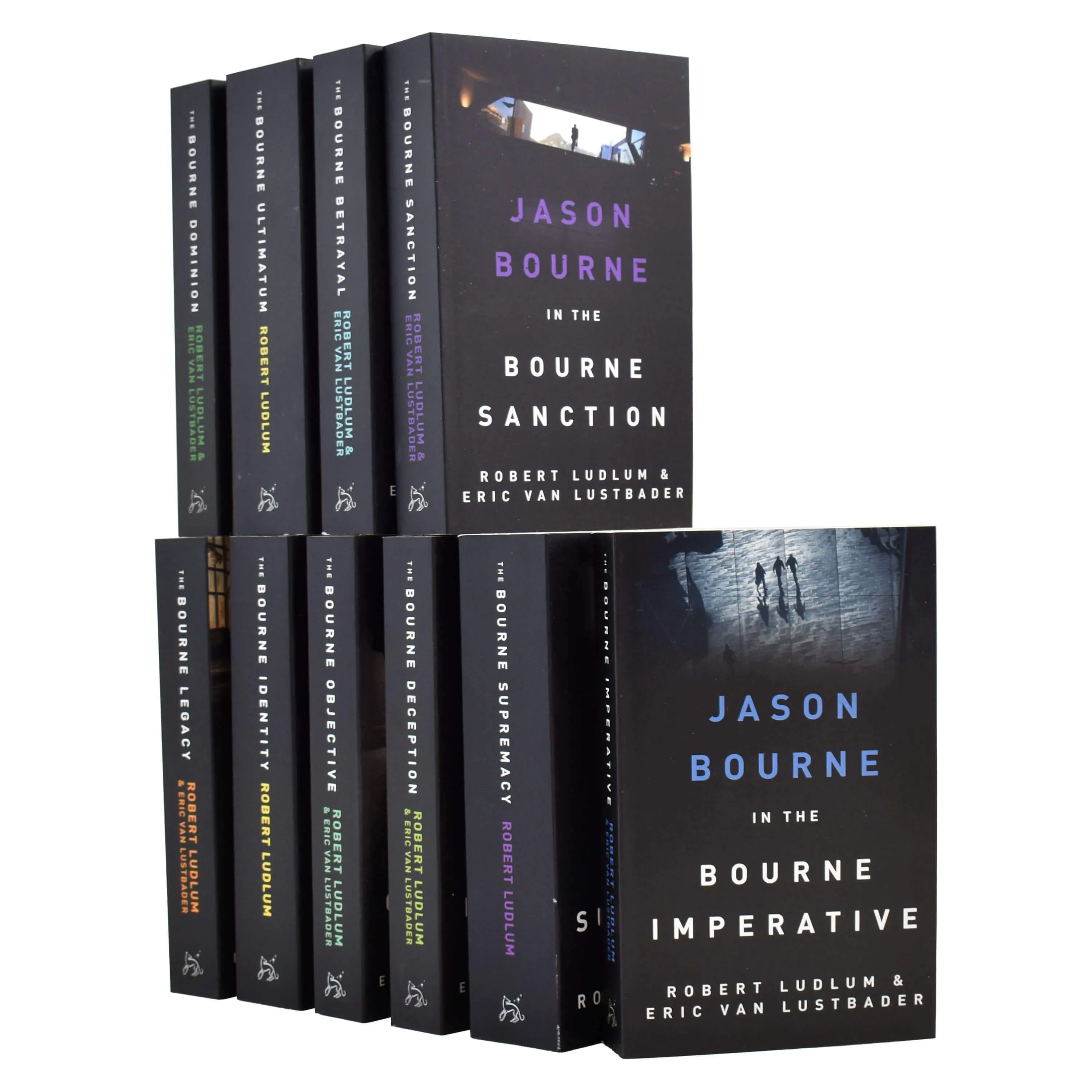 Jason Bourne Series 10 Books Collection Set By Robert Ludlum & Eric Van Lustbader - Fiction - Paperback