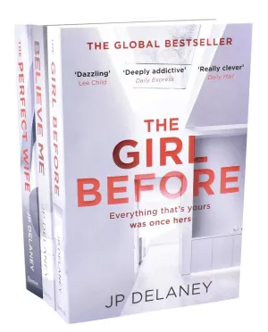 JP Delaney 3 Books Collection Set (The Girl Before, Believe Me & The Perfect Wife) - Fiction - Paperback