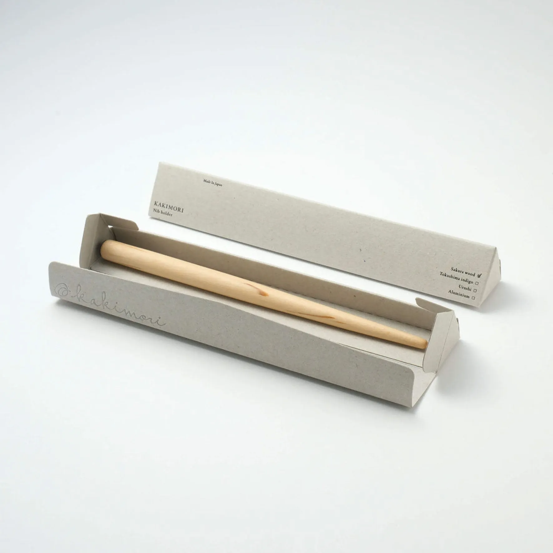 Kakimori - Nib Holder - Sakura Wood - White