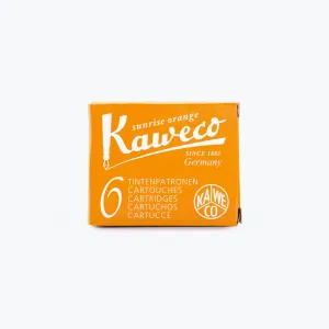 Kaweco - Fountain Pen Ink - Cartridges - Sunrise Orange