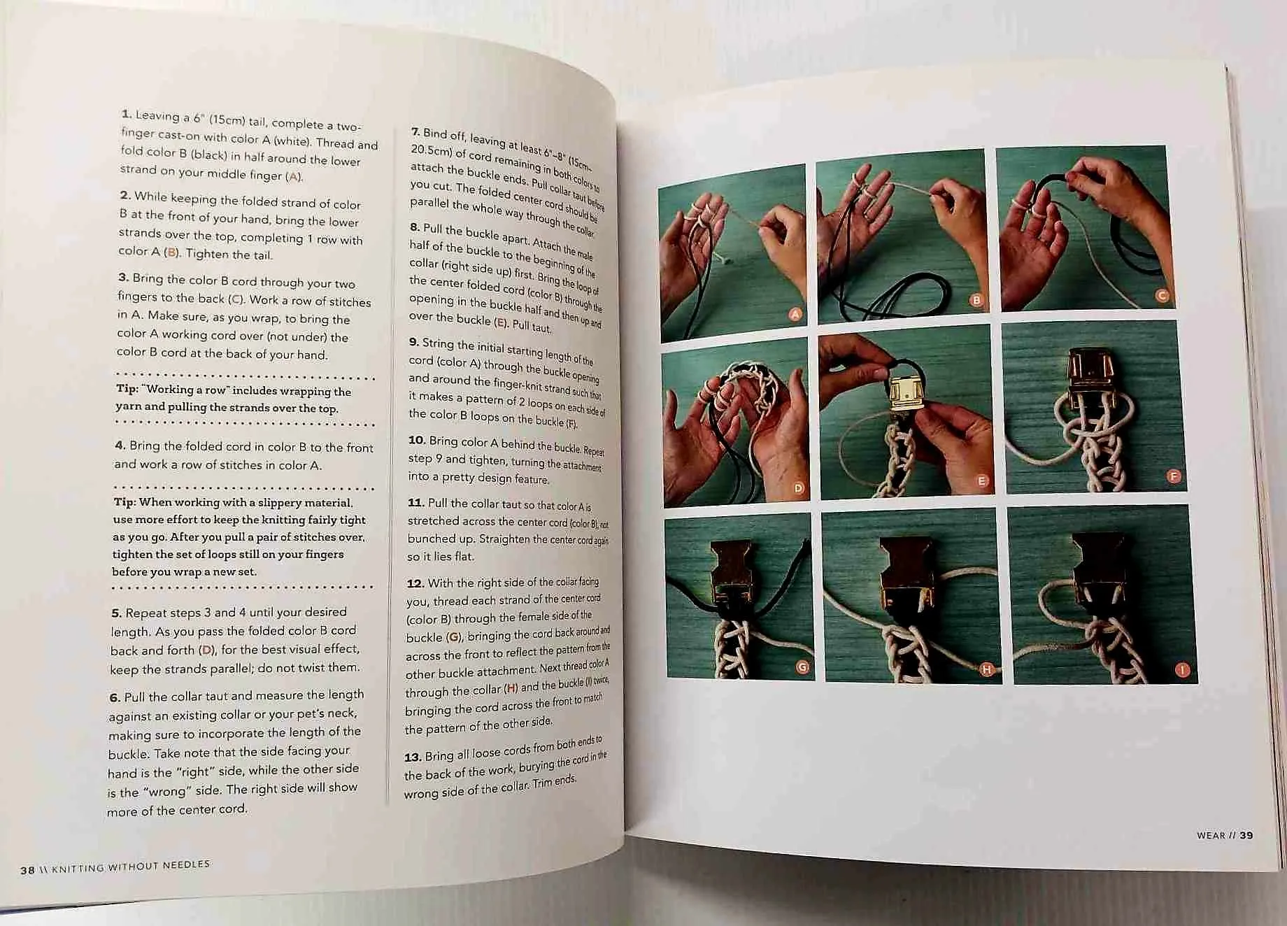 KNITTING WITHOUT NEEDLES - Anne Weil