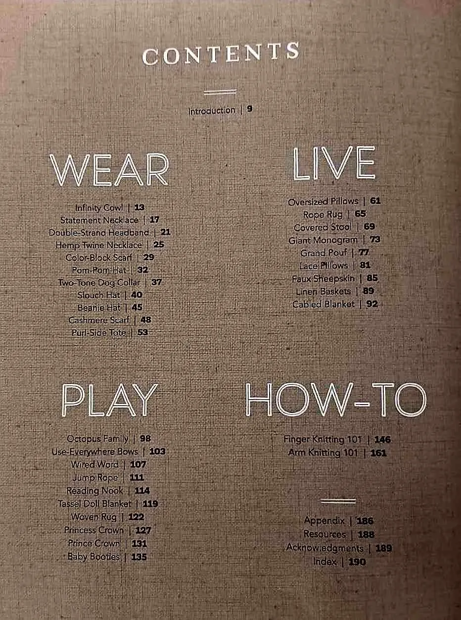KNITTING WITHOUT NEEDLES - Anne Weil