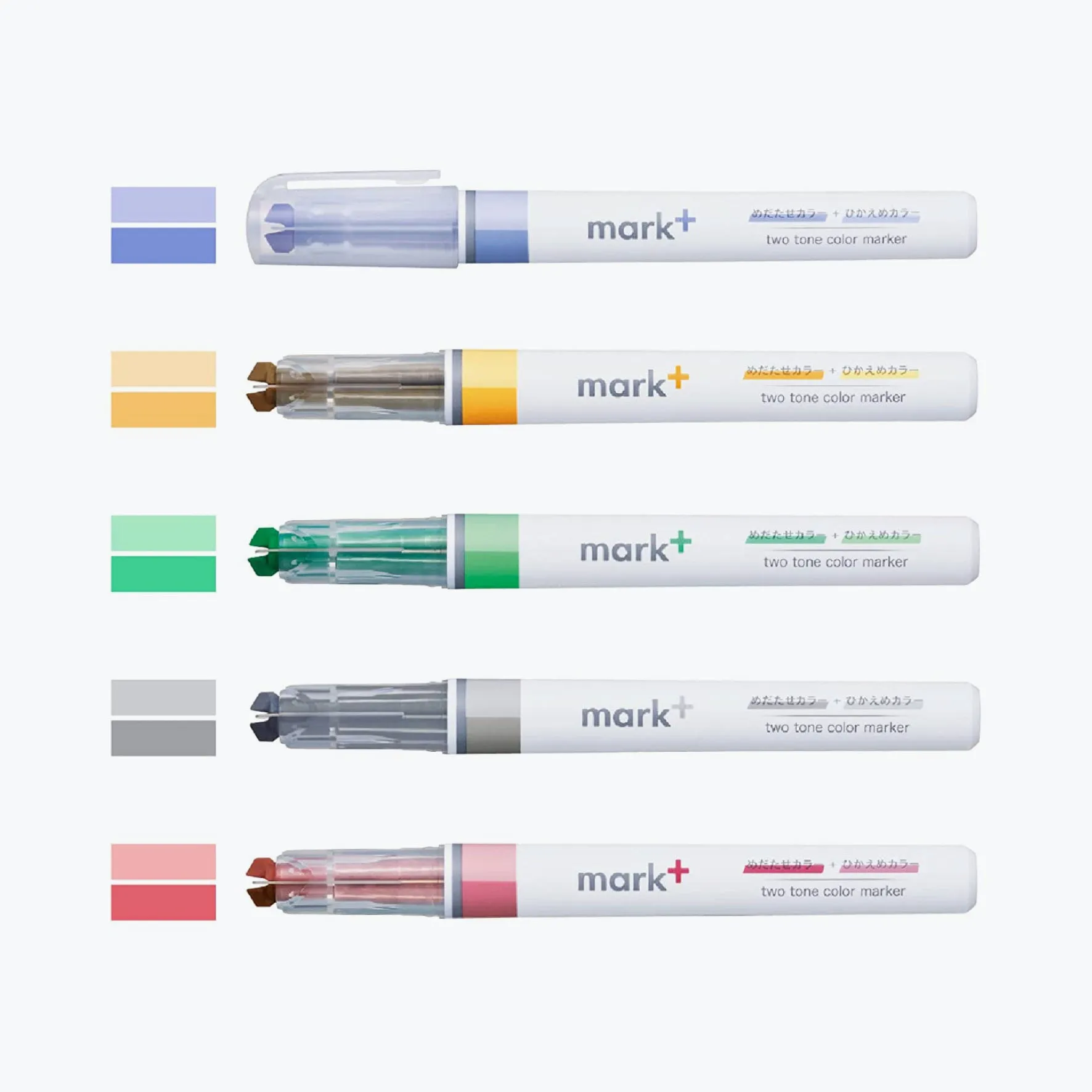 Kokuyo - Highlighter - Mark  Dual Tone 2 [New Colours]