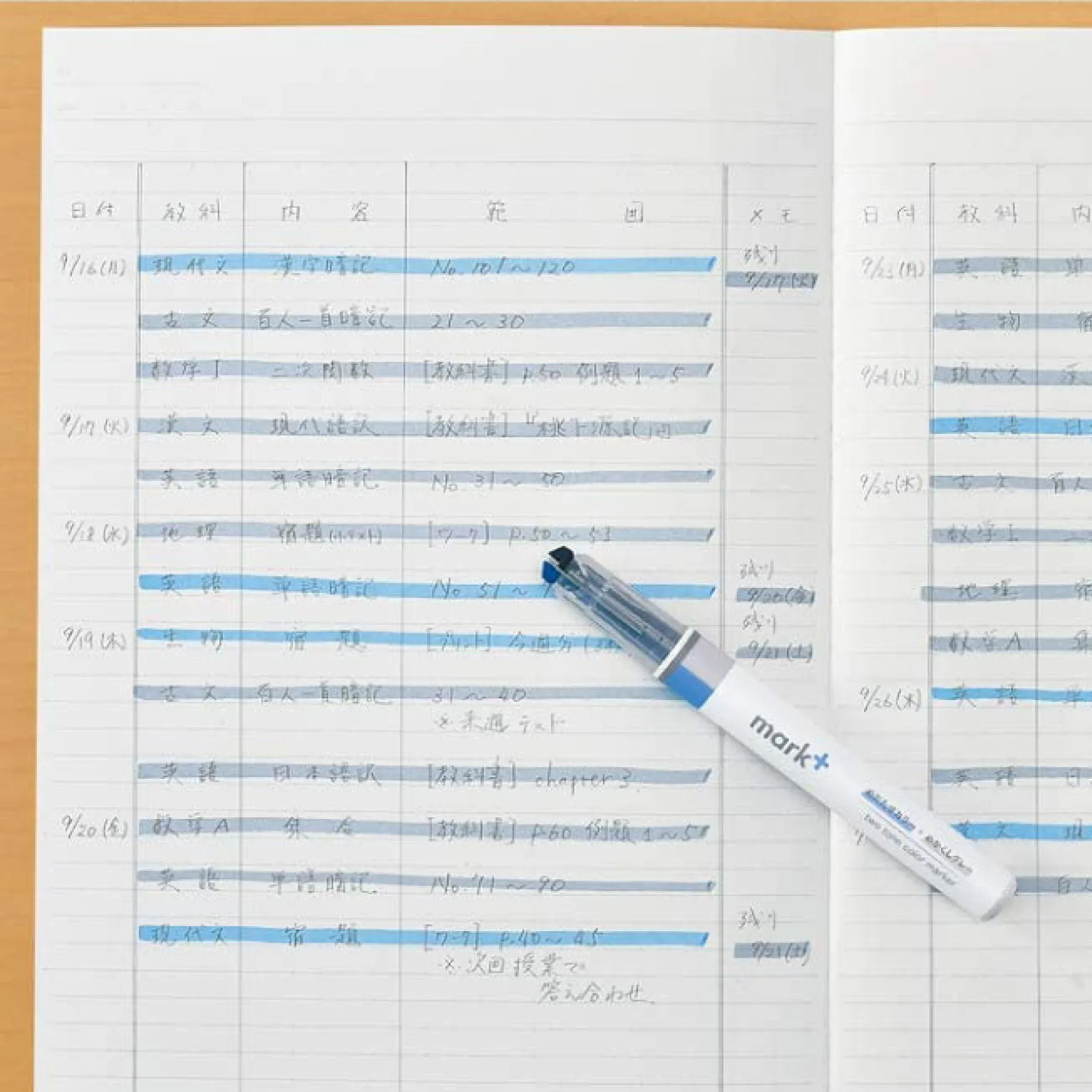 Kokuyo - Highlighter - Mark  Dual Tone