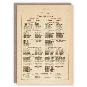 Latin Primer Card